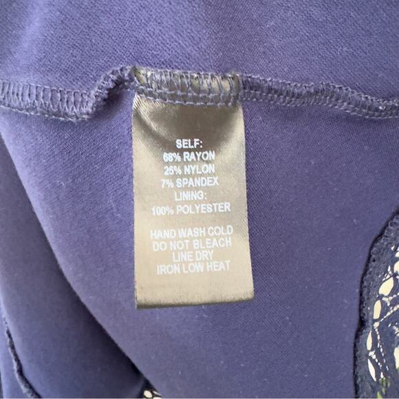 Lulus Lace Edge Cutout Waist Mini Dress Sleeveless High Neck Zip Up USA Made EUC - Picture 9 of 10